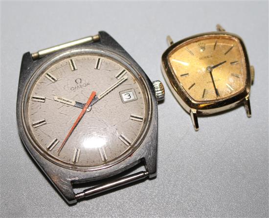 Ladies 18ct Rolex and Gents Omega
